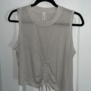 Lululemon cream tank. NWOT